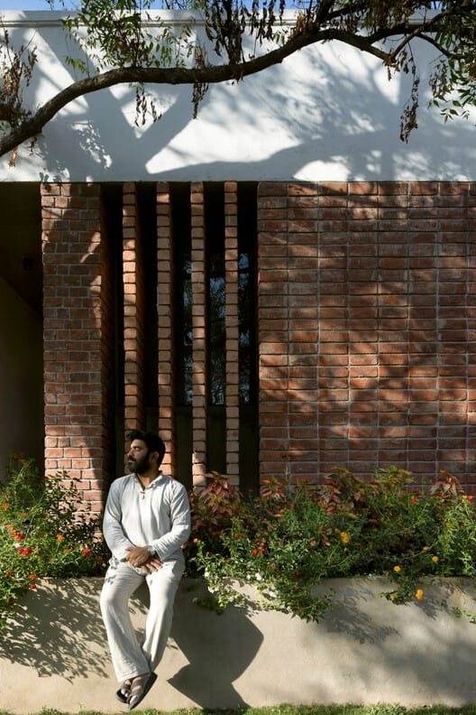 Brick House, a Fargo Collective earthy brick villa near Hyderabad