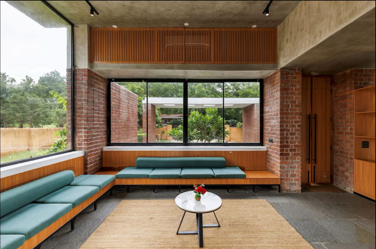 Brick House, a Fargo Collective earthy brick villa near Hyderabad