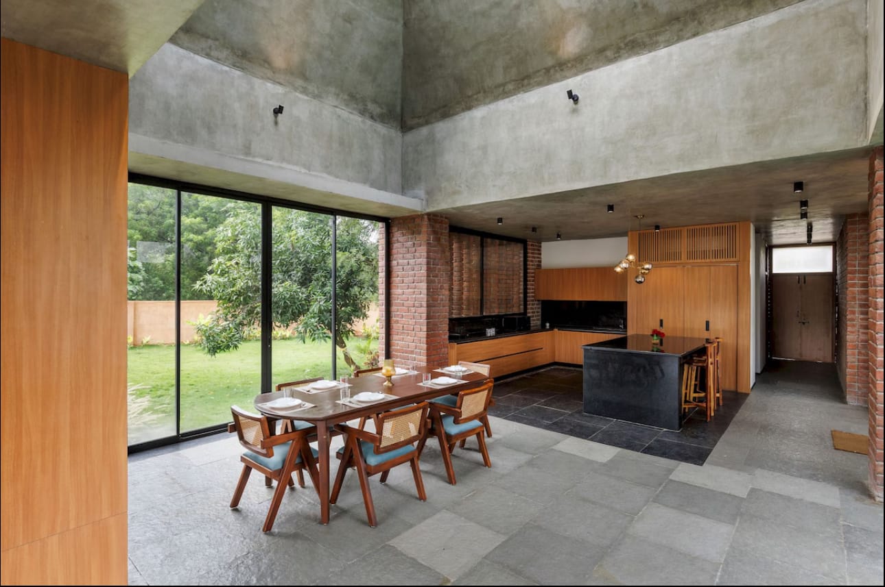 Brick House, a Fargo Collective earthy brick villa near Hyderabad