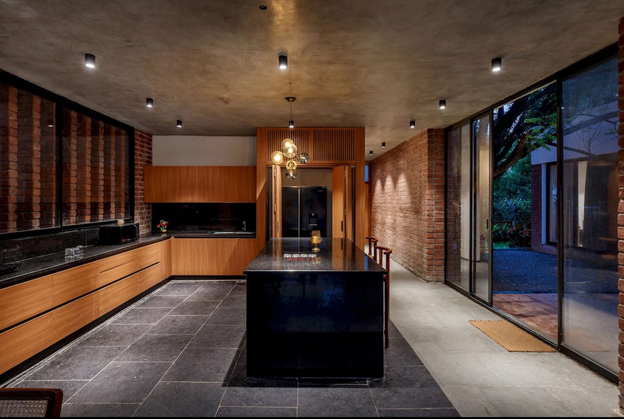 Brick House, a Fargo Collective earthy brick villa near Hyderabad