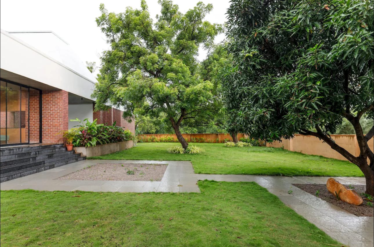 Brick House, a Fargo Collective earthy brick villa near Hyderabad