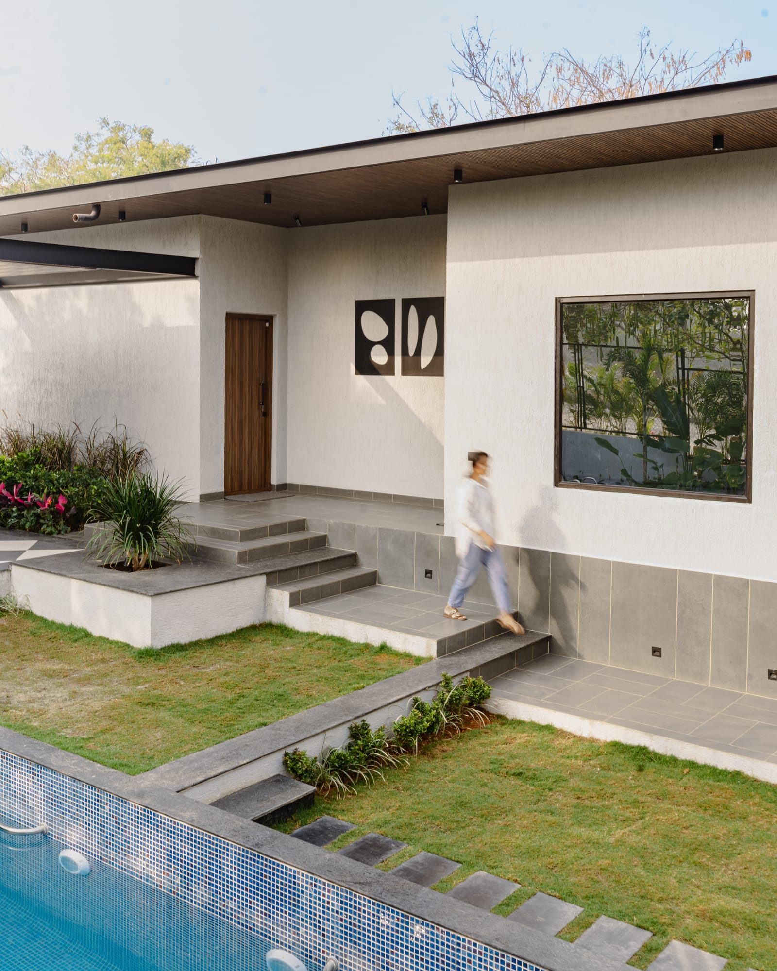 Corner House, a Fargo Collective modern tropical villa near Hyderabad