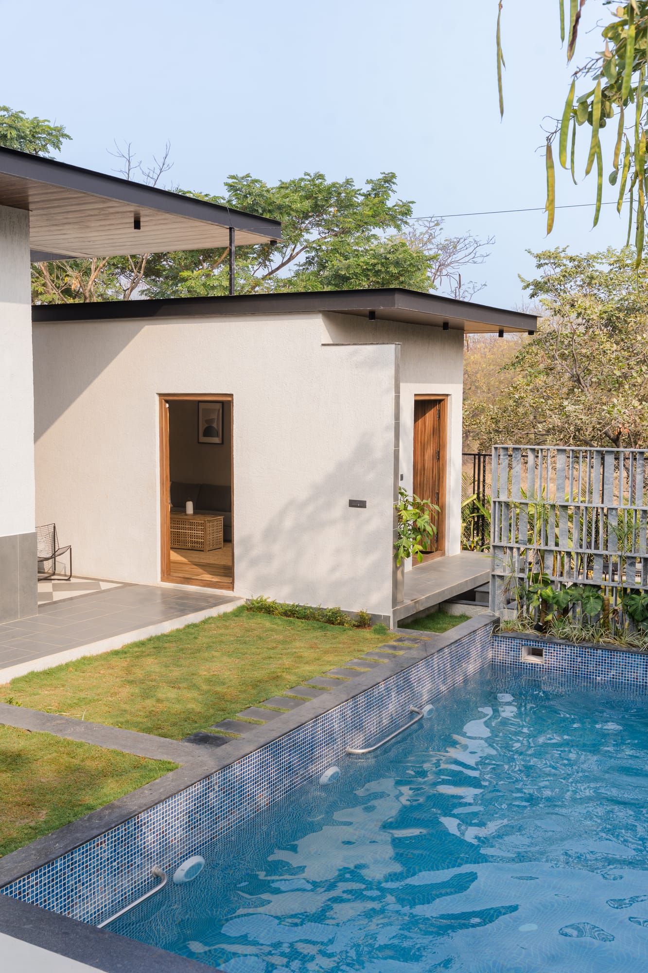Corner House, a Fargo Collective modern tropical villa near Hyderabad