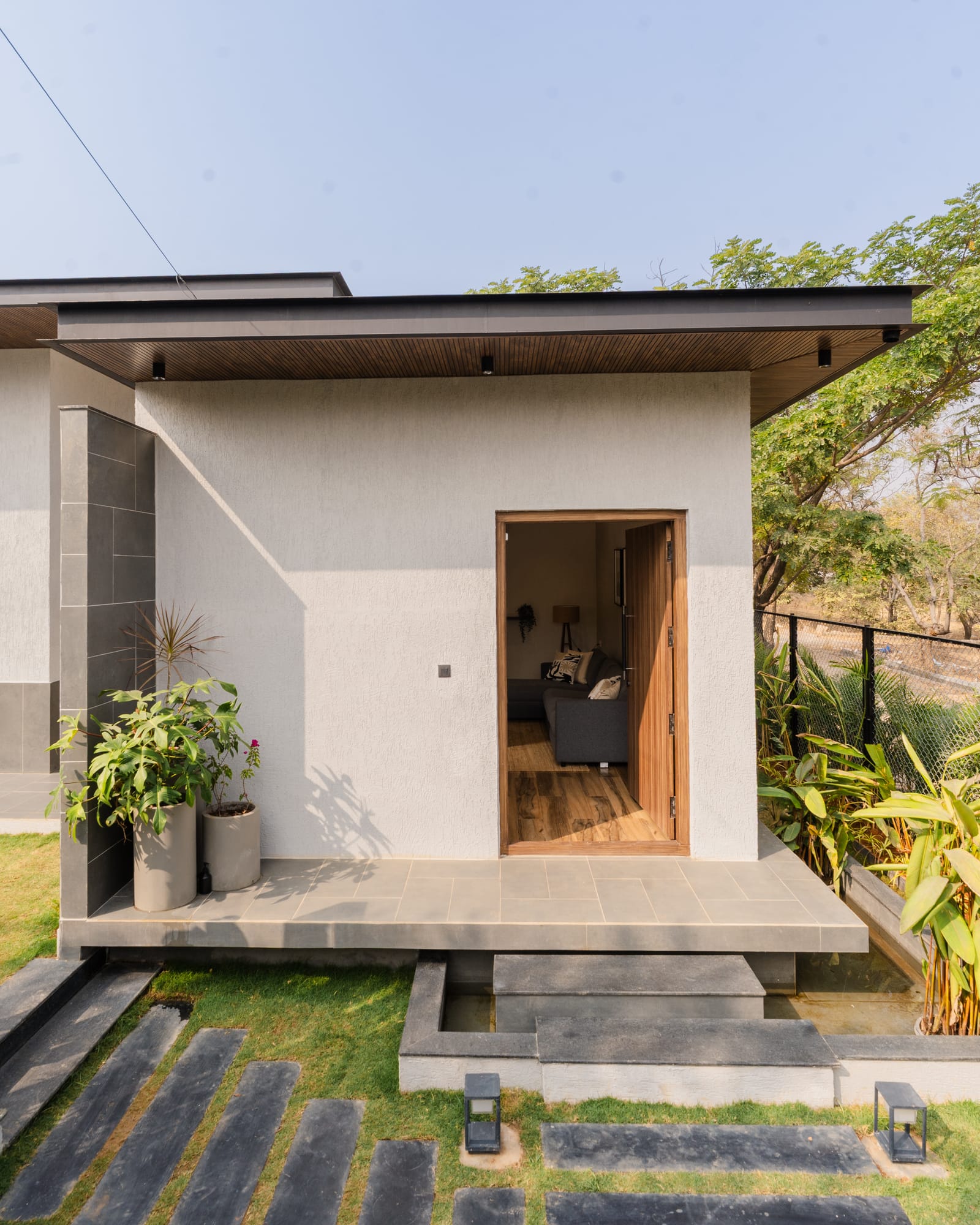 Corner House, a Fargo Collective modern tropical villa near Hyderabad