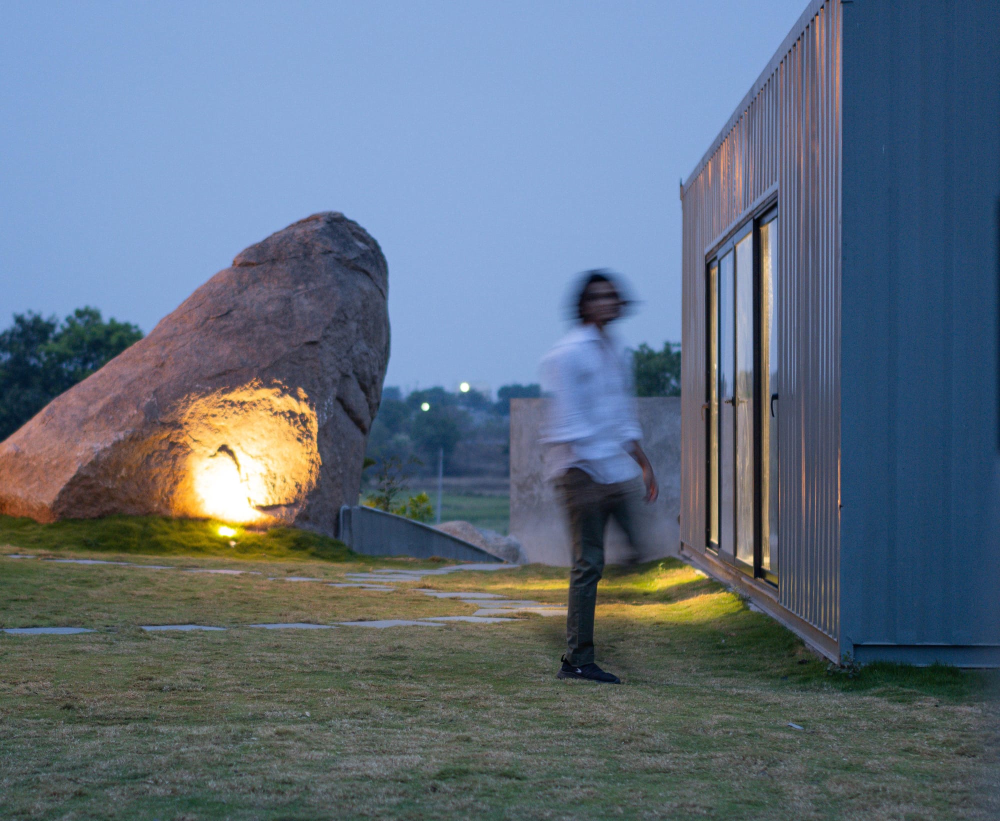 On The Rocks, Fargo Collective container suites among the boulders near Hyderabad