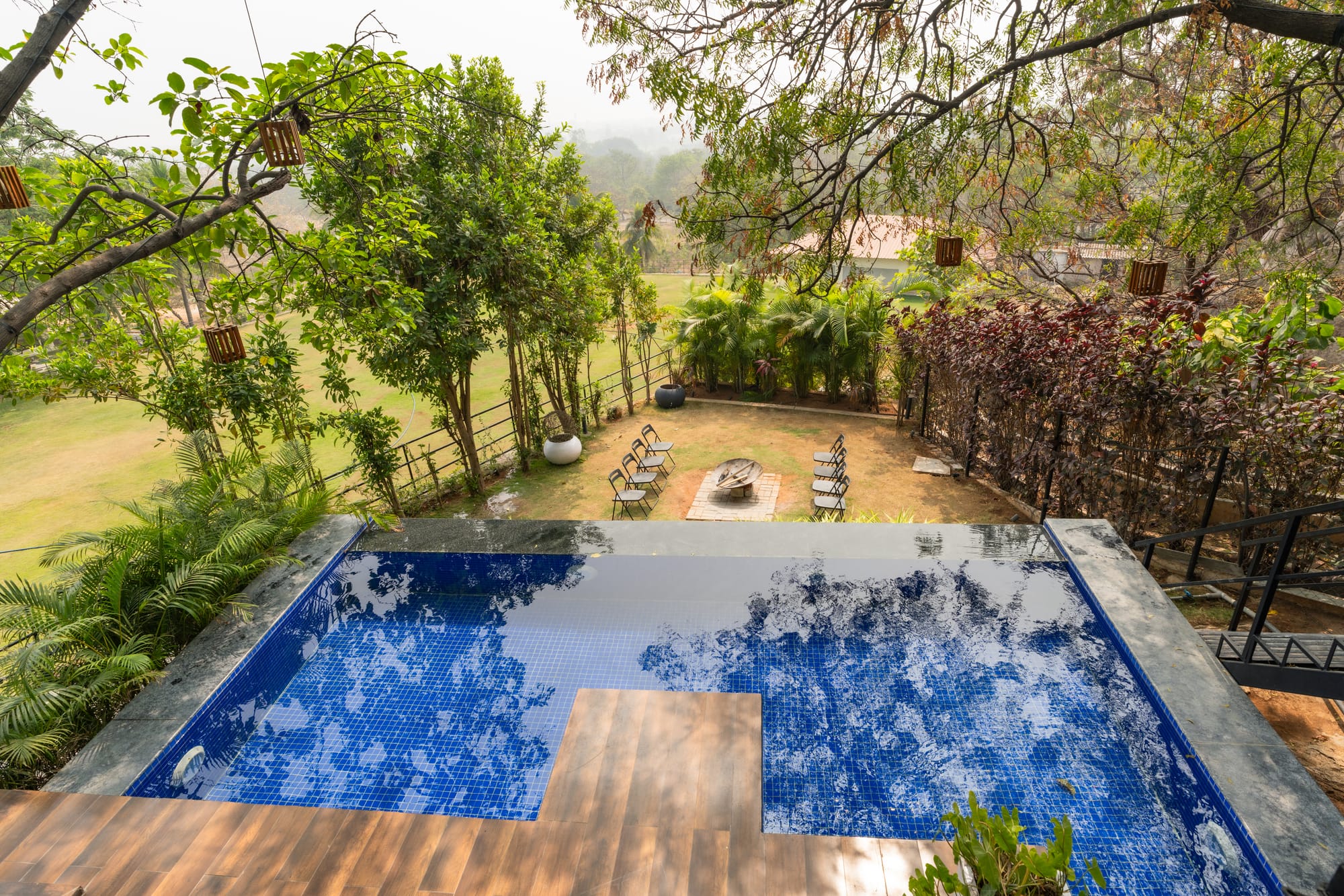 The Deck, a Fargo Collective hilltop container villa near Hyderabad