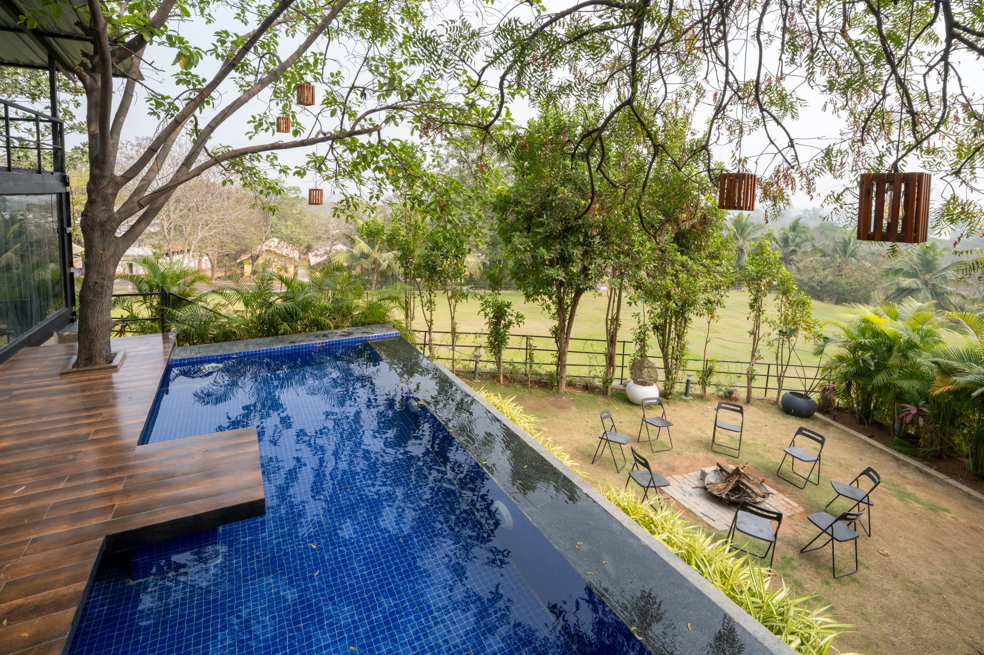 The Deck, a Fargo Collective hilltop container villa near Hyderabad