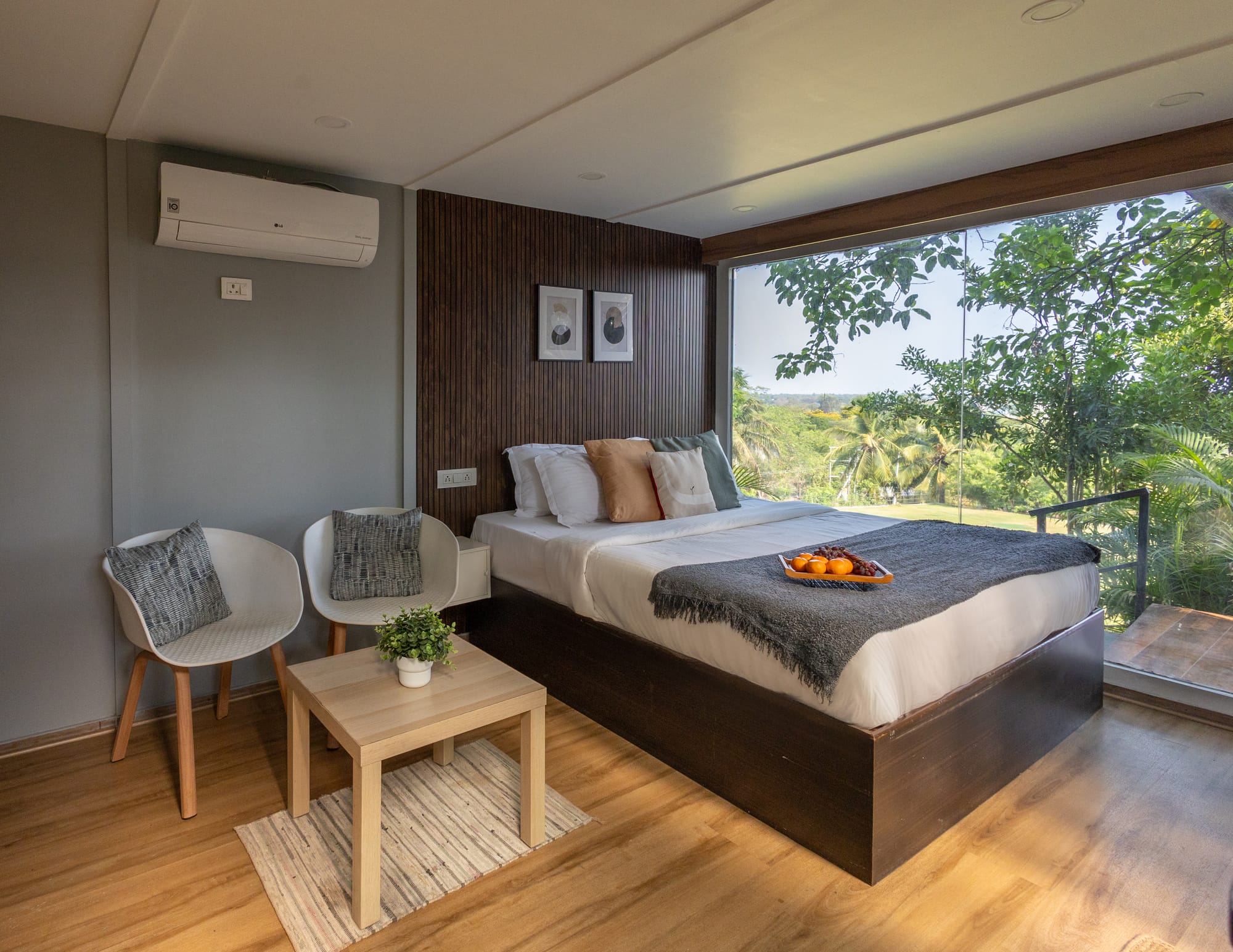 The Deck, a Fargo Collective hilltop container villa near Hyderabad