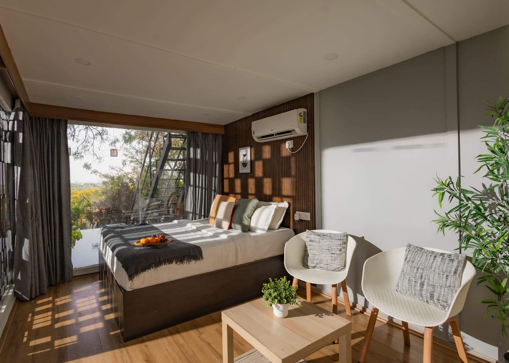 The Deck, a Fargo Collective hilltop container villa near Hyderabad