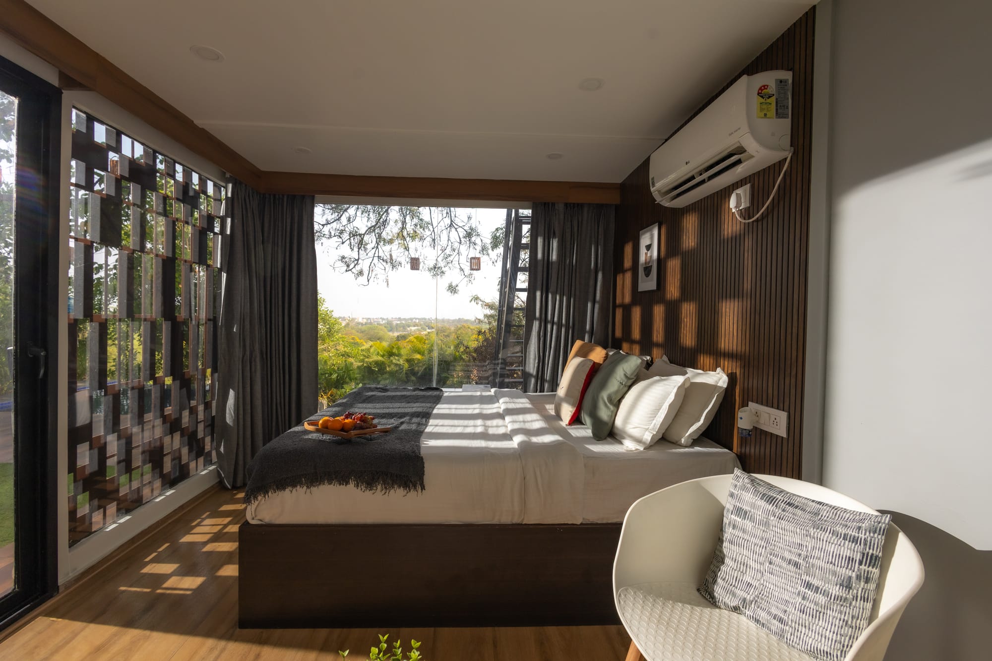 The Deck, a Fargo Collective hilltop container villa near Hyderabad