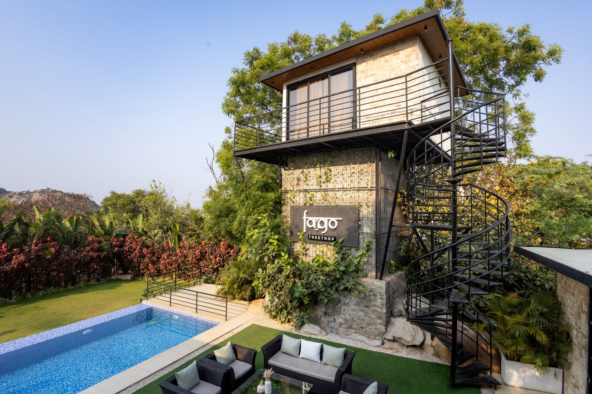 Treetrop, a Fargo Collective treehouse-inspired stay near Hyderabad